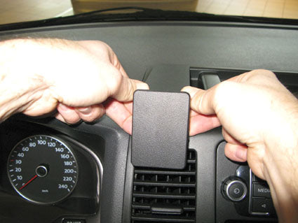 Brodit ProClip – Auto-Halterung – für Volkswagen T5 Transporter/Pickup, Caravelle (2010–2015) – Schwarz