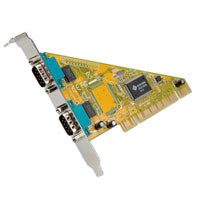 VALUE PCI-Adapterkarte, 2× RS-232 (DB-9) – PCI, Full-Profile – inklusive Treiber, für Windows 95–XP