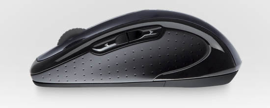 Logitech M510 Maus – kabellos, 2,4 GHz (USB-A), 5 Tasten, beidhändig, schwarz
