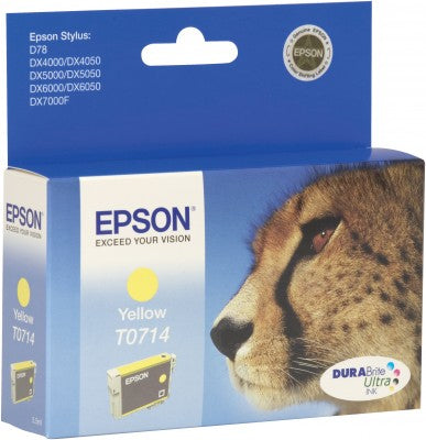 Epson T0714 Gelbe Tintenpatrone (Original) – 475 Seiten – T071440