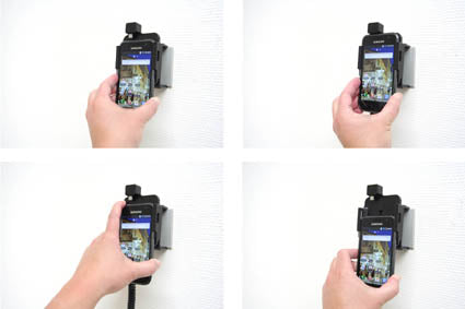 Brodit Auto-Ladegerät – Zigarettenanzünder, dreh-/neigbar – für Galaxy S Plus (GT‑i9001), Galaxy S (i9000)