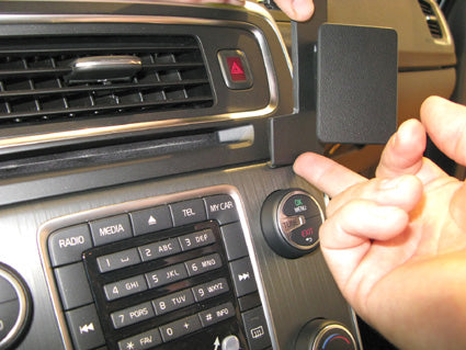 Brodit Auto-Halterung, gewinkelt – für Volvo S60 (2011–2015), Volvo V60 – Schwarz