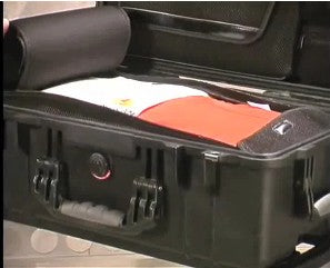 Peli Schutzkoffer 1510 – 27,1 l, Hartschale, Schwarz, 55,9 × 22,9 × 35,1 cm