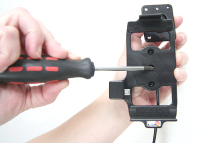 Brodit Auto-Halterung, drehbar, neigbar, mit Zigarettenanzünder-Stecker – für Nokia N8 – Schwarz, Kunststoff