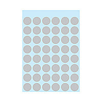 HERMA Vario Schmucketiketten – Motiv Farbpunkte – Papier, 240 Stk, 5 Bogen, Ø 13 mm