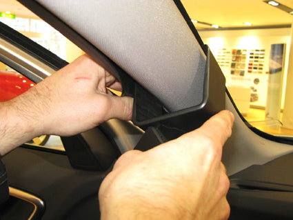 Brodit Auto-Halterung ProClip – für Volvo S60 2011–2012, Volvo V60 2011–2012 – Schwarz, Kunststoff