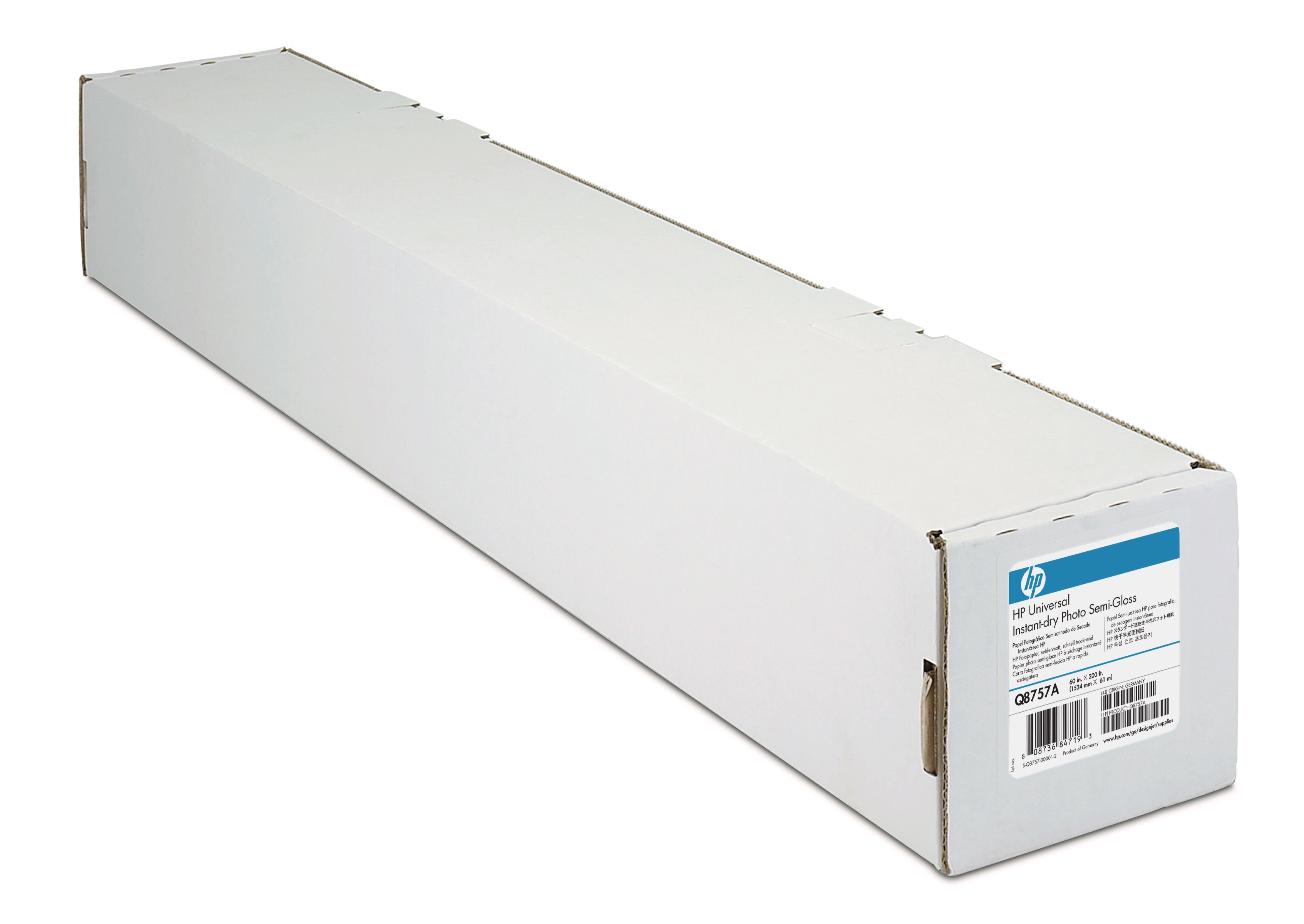 HP Fotopapier seidenmatt – 1'524 mm × 61 m – 200 g/m² – Kern 2" – für HP DesignJet Z6100