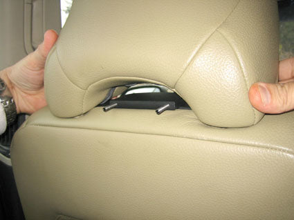 Brodit Tablet-Halterung Kopfstützenhalter – für Volvo C70 1997–2005, S60 2000–2010, XC90 2002–2012 – Schwarz