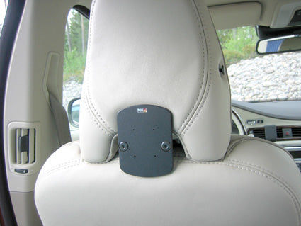 Brodit Tablet-Halterung Kopfstützenhalter – für Volvo C70 1997–2005, S60 2000–2010, XC90 2002–2012 – Schwarz