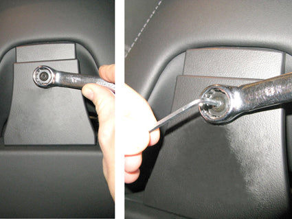 Brodit Tablet-Arm (Kopfstütze) für Porsche Panamera 2010–2013 – Schwarz