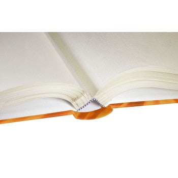 Hama Fotoalbum Jumbo Singo – für 300 × 300 mm, orange, mit Pergaminzwischenblättern, Karton