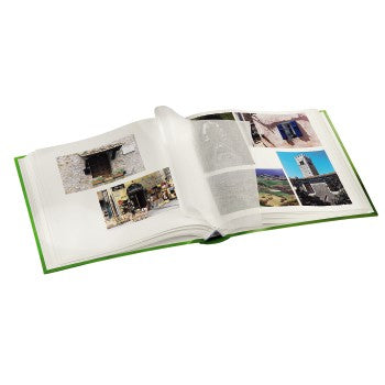 Hama Fotoalbum Jumbo Singo – für 300 × 300 mm, grün, mit Pergaminzwischenblättern, Karton