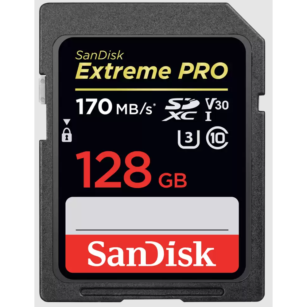 SanDisk EXTREME PRO Speichergerät – 128 GB, SDXC UHS-I, 200/90 MB/s (Lesen/Schreiben)