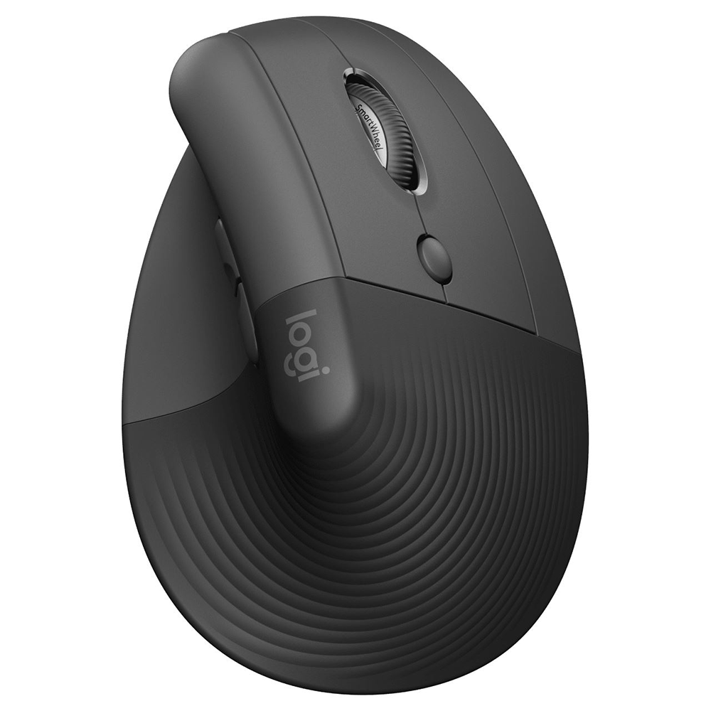Logitech Lift for Business Ergonomische Maus – kabellos, vertikal, Logi Bolt USB-Empfänger, schwarz