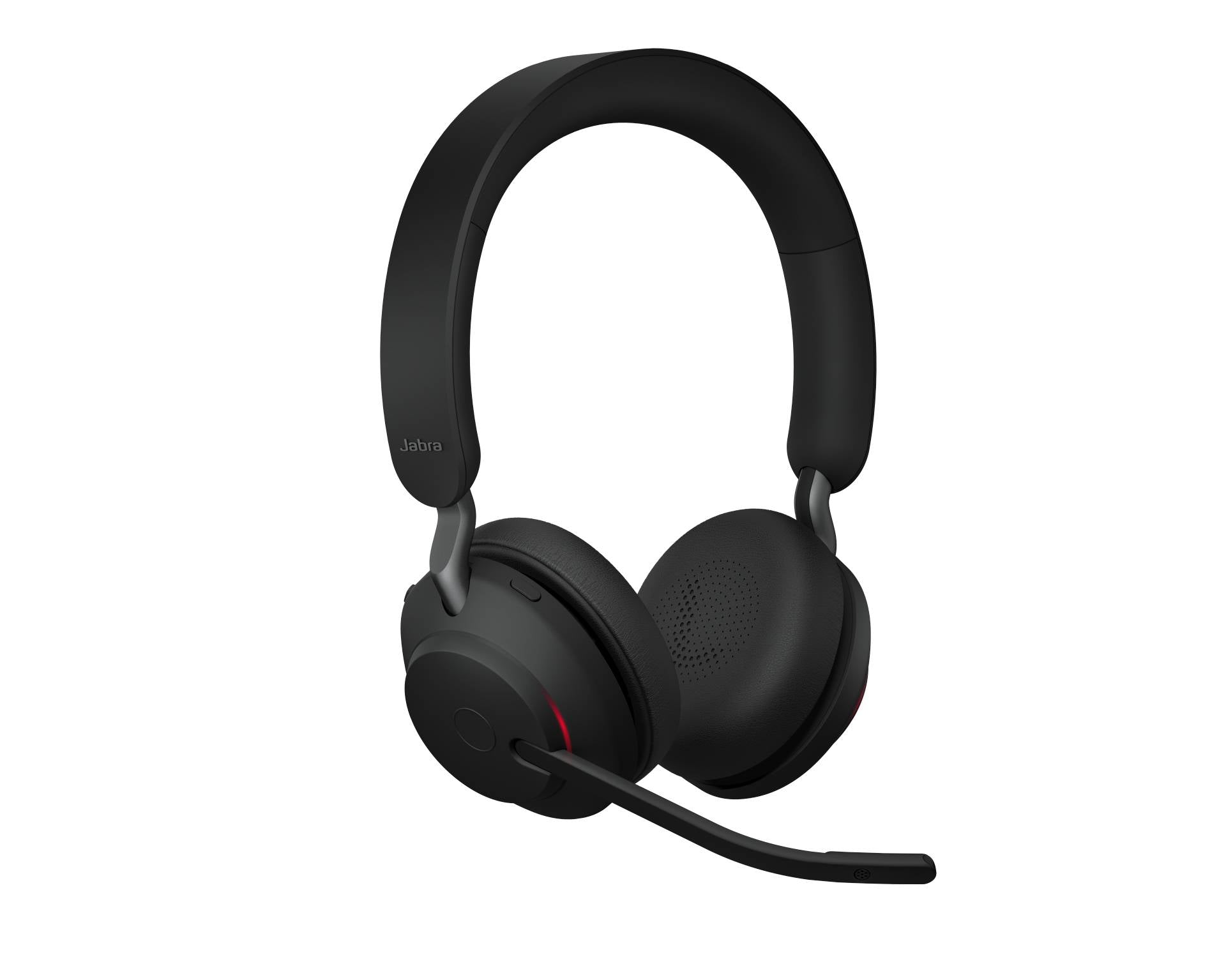Jabra Evolve2 65 MS Stereo – Duo Headset – USB‑A, Bluetooth, mit Ladestation – für Microsoft Teams