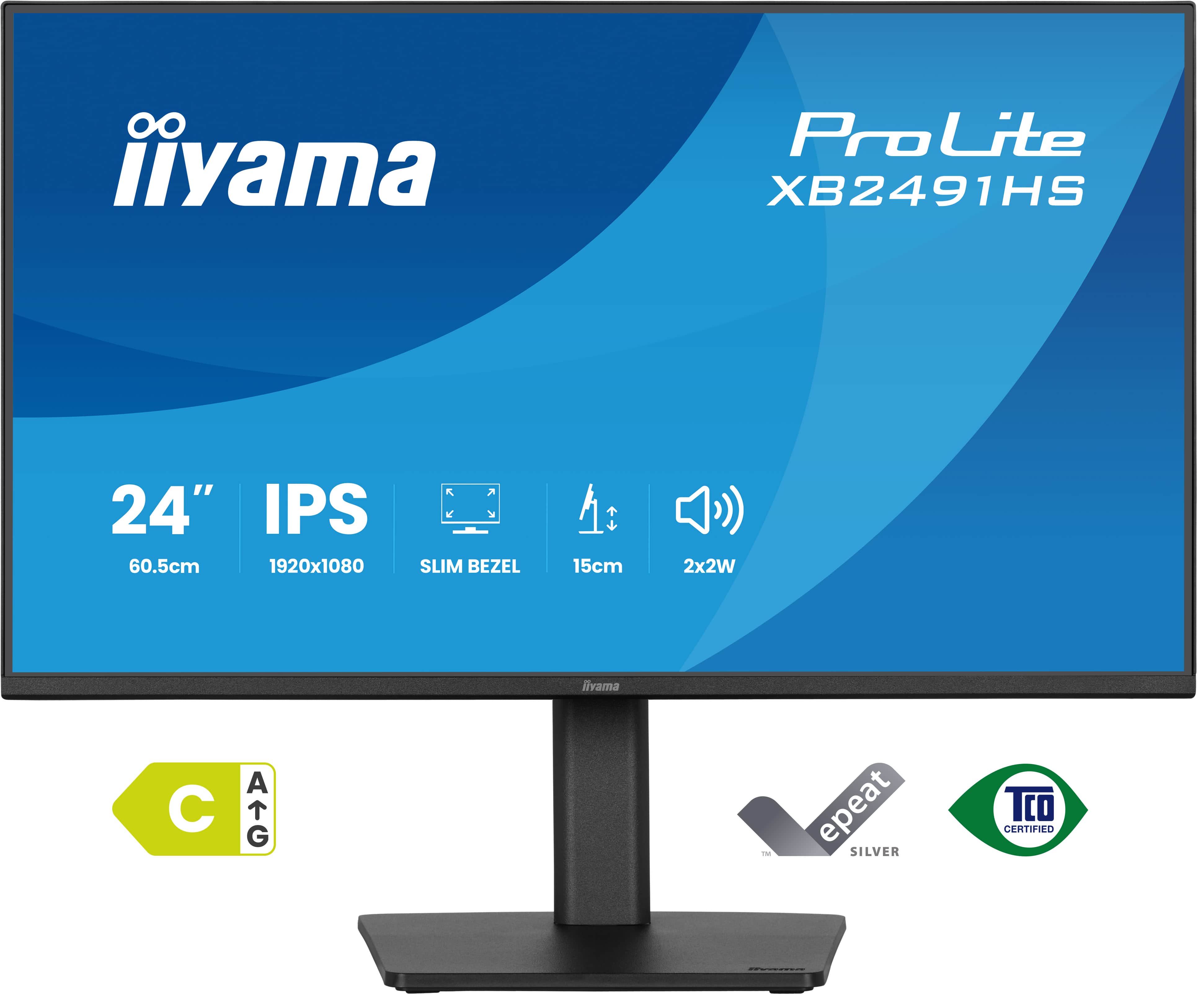 iiyama 23,8", 1920 × 1080 (Full HD), IPS, 120 Hz