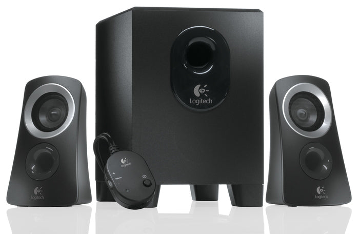 Logitech Z313 – PC-Lautsprecher-Set 2.1 – 25 W, mit Subwoofer, 3,5 mm Klinke, Schwarz