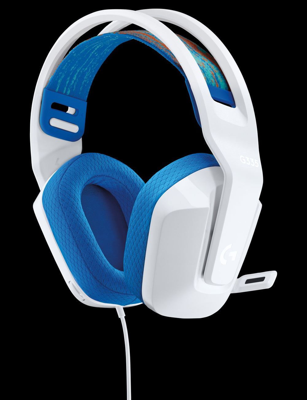 Logitech G G335 Gaming-Headset – Over-Ear, Stereo, Kabelgebunden, 3,5 mm Klinke, Weiss