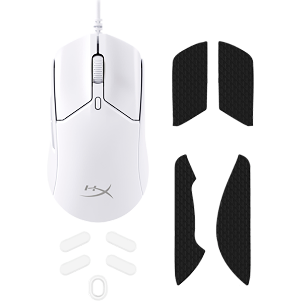 Hp europe HyperX Pulsefire Haste 2 Gaming-Maus – kabelgebunden, 8'000 Hz, ultraleicht, weiss