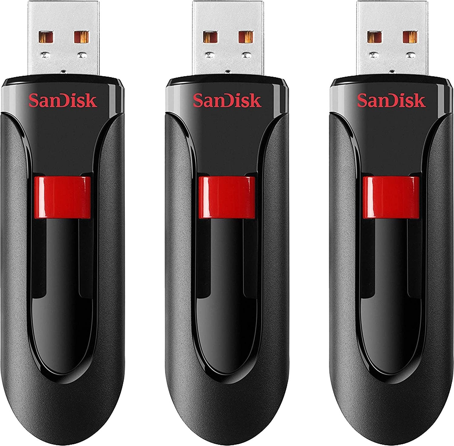 SanDisk Cruzer Glide USB-Stick – 32 GB, 3er-Pack