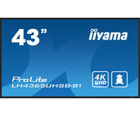 iiyama LH4365UHSB-B1 – 43" 4K Signage-Display, Android 11, 800 cd/m², 24/7