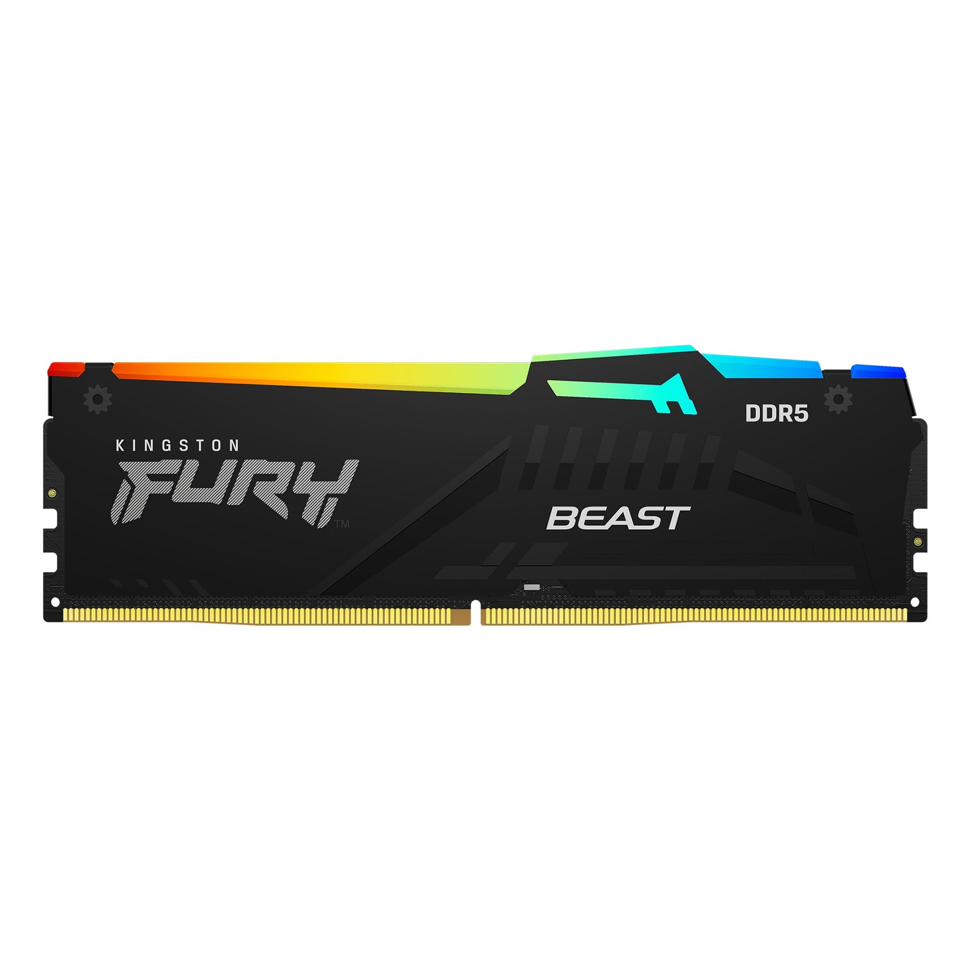 Kingston Technology Kingston Fury Beast – Arbeitsspeicher – 16 GB (2×8 GB), DDR5 6000 MT/s, CL30, EXPO, RGB, 288-poliger DIMM, Schwarz