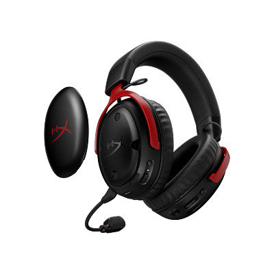 Hp europe HyperX Cloud III S WL – Gaming-Headset – Over-Ear – Schwarz/Rot