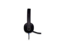 Logitech H540 – Duo Headset – USB‑A, Mikrofon mit Rauschunterdrückung – Schwarz, für Windows/Mac/Chrome