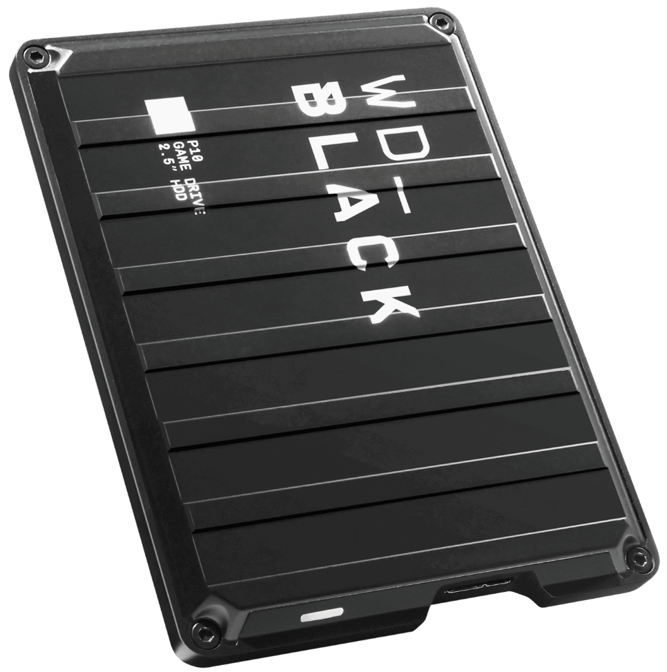 Western Digital WD_BLACK P10 Game Drive Speichergerät – 2 TB, Schwarz