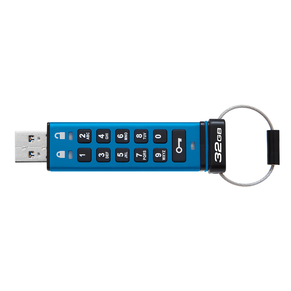 Kingston Technology Kingston IronKey Keypad 200 USB-Stick – 32 GB, AES-256, FIPS 140-3 Level 3 (ausstehend)