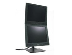 Ergotron DS100 – Monitorhalterung, Dual, bis 28", höhenverstellbar, schwarz