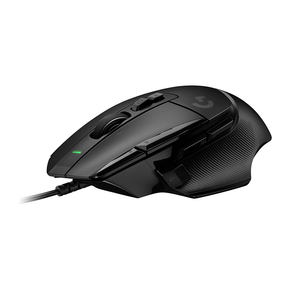 Logitech G G502 X – Gaming-Maus – Kabelgebunden (USB‑A), 25600 DPI, rechts, Schwarz