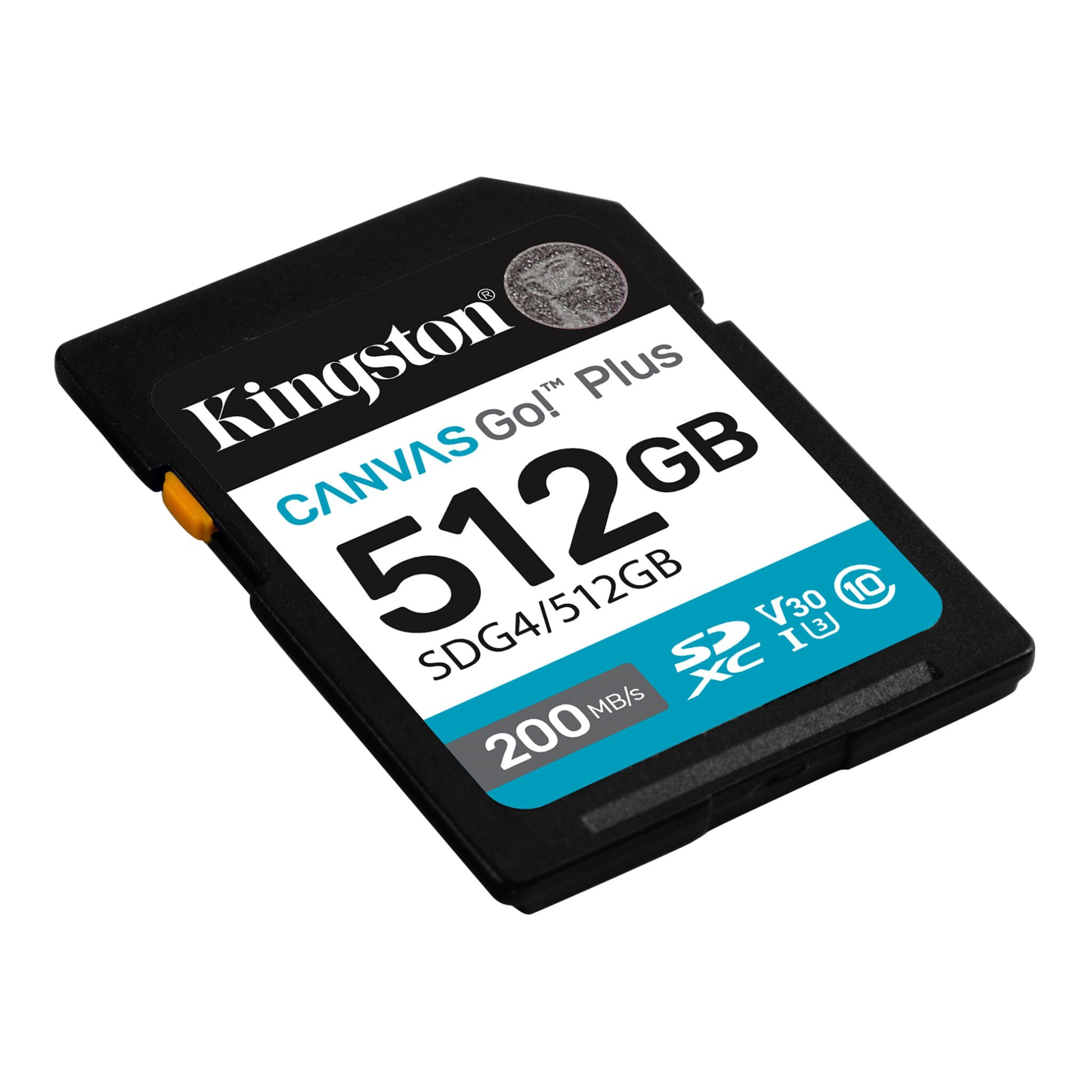 Kingston Technology Kingston Canvas Go Plus 200R Gen4 Speichergerät – 512 GB, UHS‑I, Klasse 10 / U3 / V30 / 200 MB/s