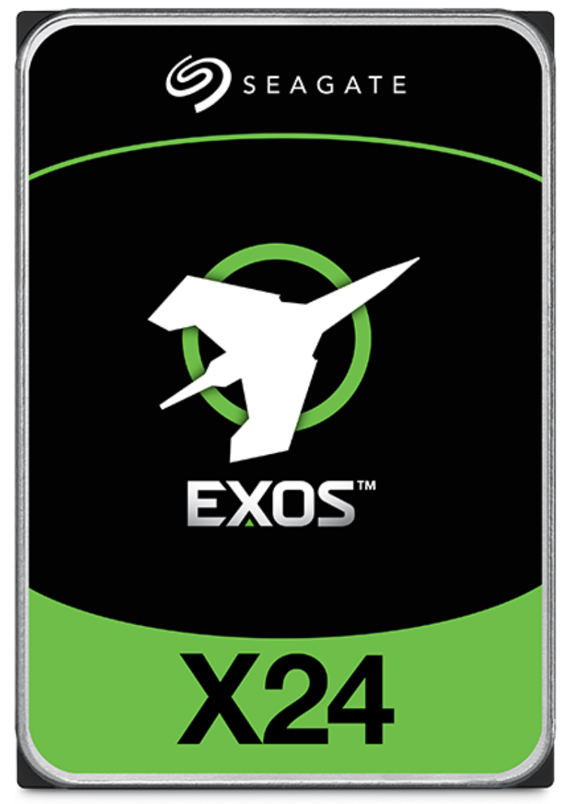 Seagate Exos X24 ST16000NM002H – 16 TB 3,5" SATA HDD – 7200 U/min, 512 MB Cache