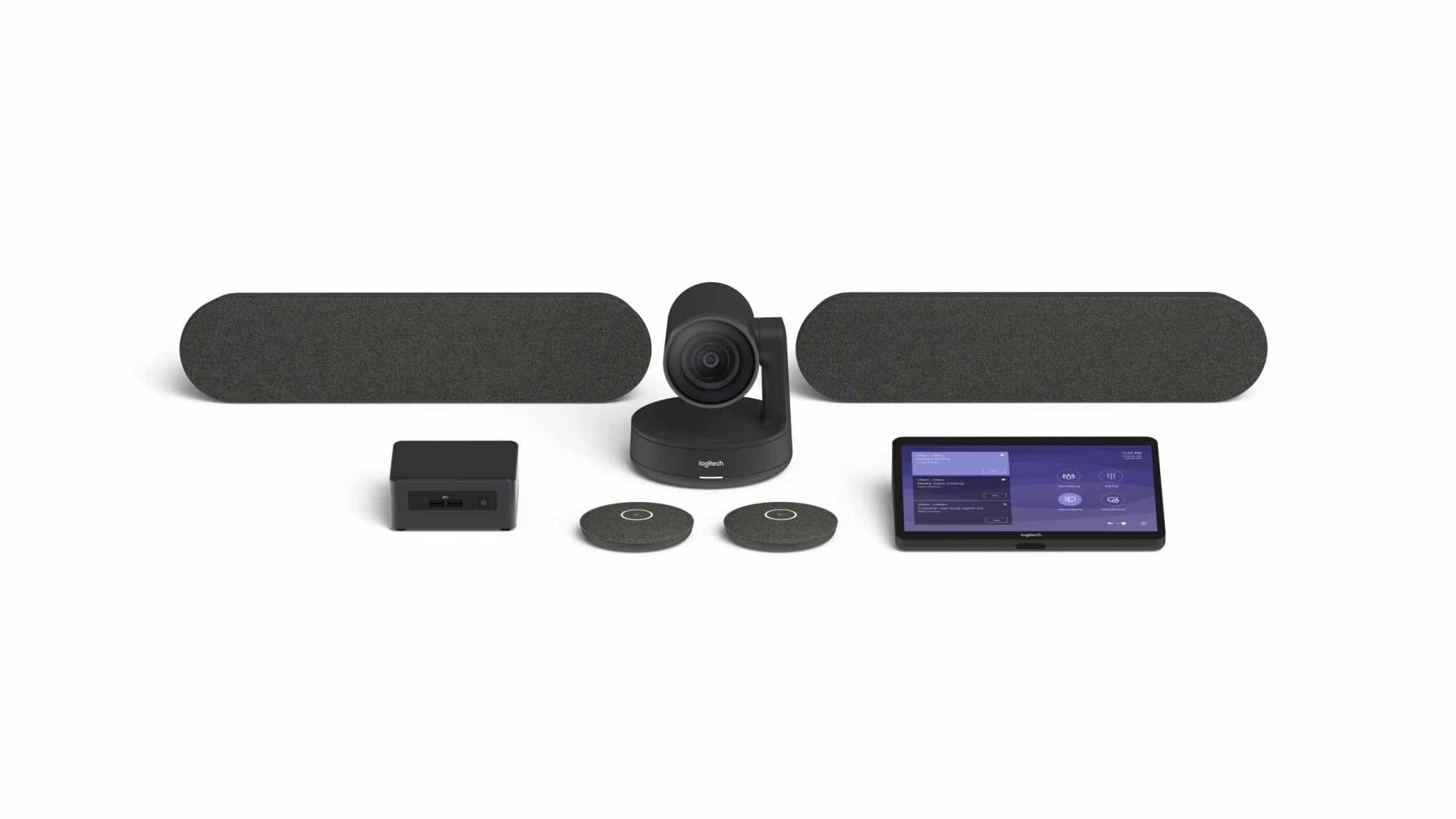 Logitech Tap Large Room Kit (Rally Plus, Lenovo Core Gen2) – Controller-Set – für Microsoft Teams Rooms (MTR)
