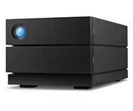 Seagate LACIE 2big RAID – 2-Bay Desktop – USB-C, 28 TB HDD vorinstalliert