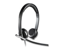 Logitech H650e – Duo Headset – USB‑A, Rauschunterdrückendes Mikrofon, Stummschalter – Schwarz