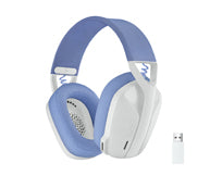 Logitech G G435 Gaming-Headset – Over-Ear, Stereo, BT, mit USB-A-Dongle, Weiss