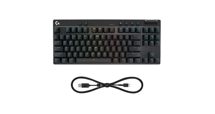 Logitech G PRO X TKL RAPID – Gaming-Tastatur TKL – Mechanisch – USB-A – QWERTZ (CH) – RGB – Schwarz