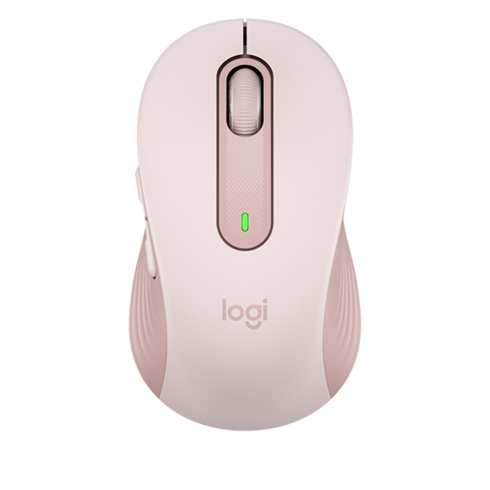 Logitech M650 L Maus – kabellos, für Rechtshänder, rosa