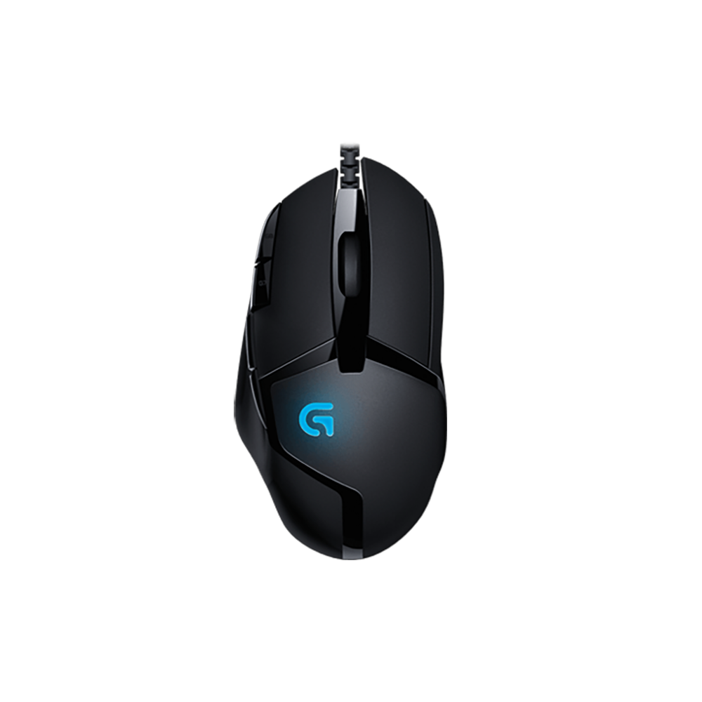 Logitech G G402 Hyperion Fury – Gaming-Maus – Kabelgebunden (USB‑A), 4000 DPI, Schwarz