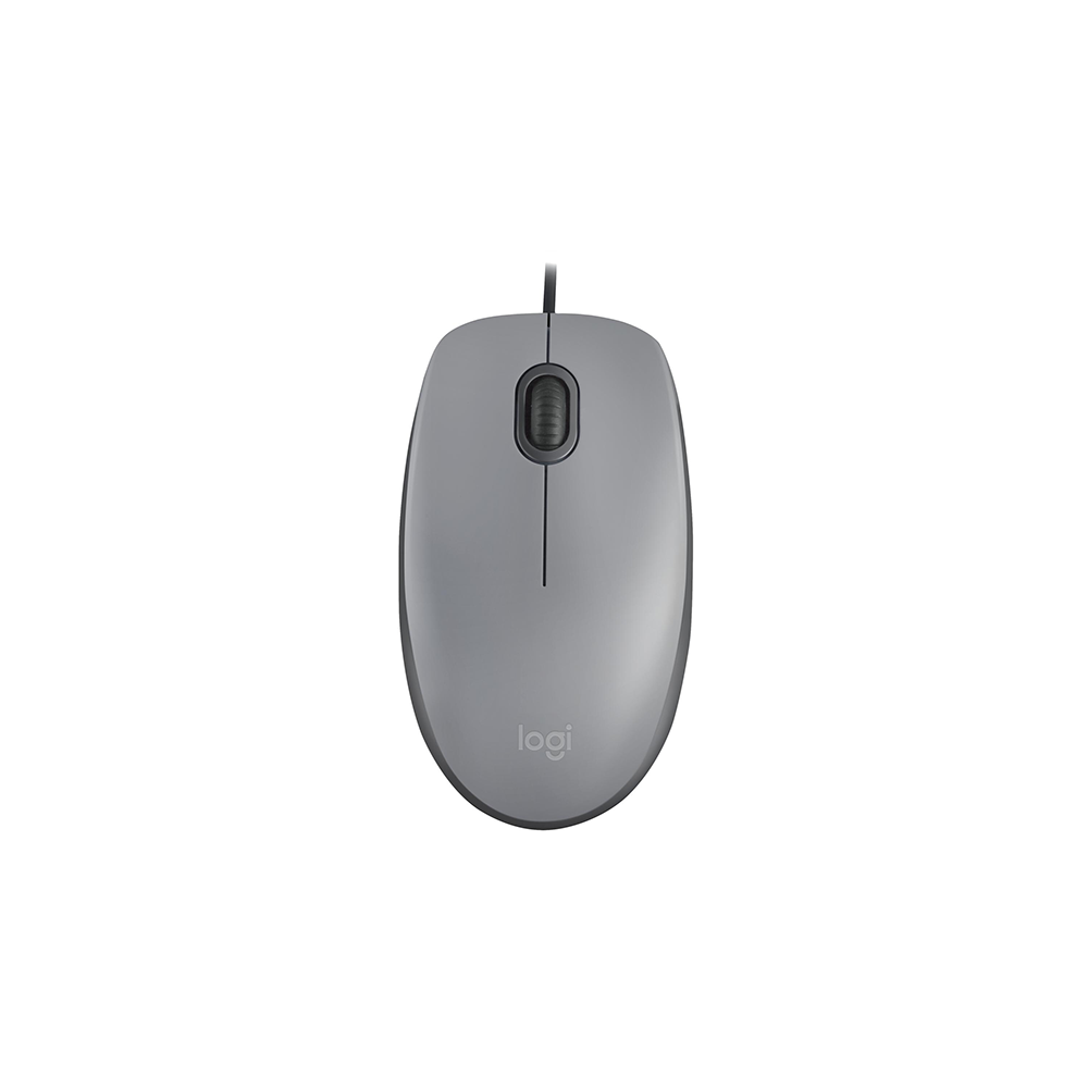 Logitech M110 Silent Maus – Grau
