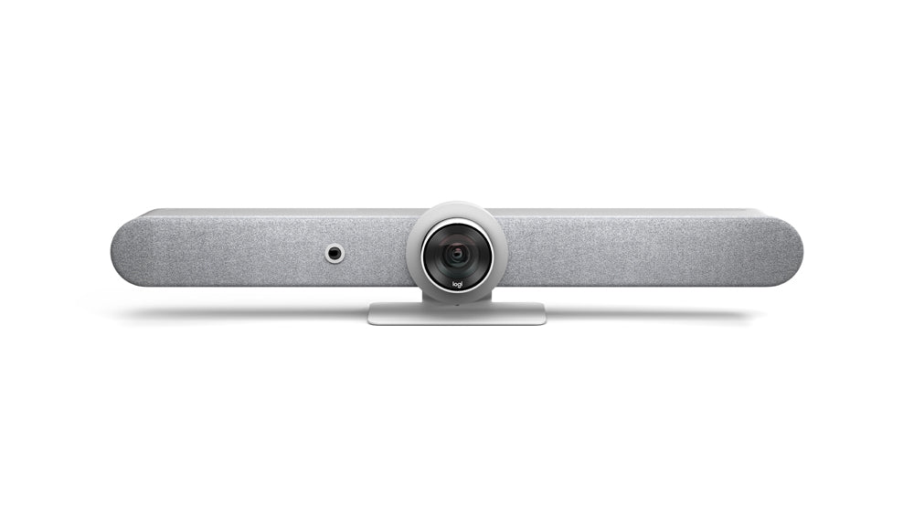 Logitech Rally Bar – Videobar – 4K, 5× optischer Zoom, Sichtfeld 90°, HDMI x3, WLAN, LAN (RJ45)