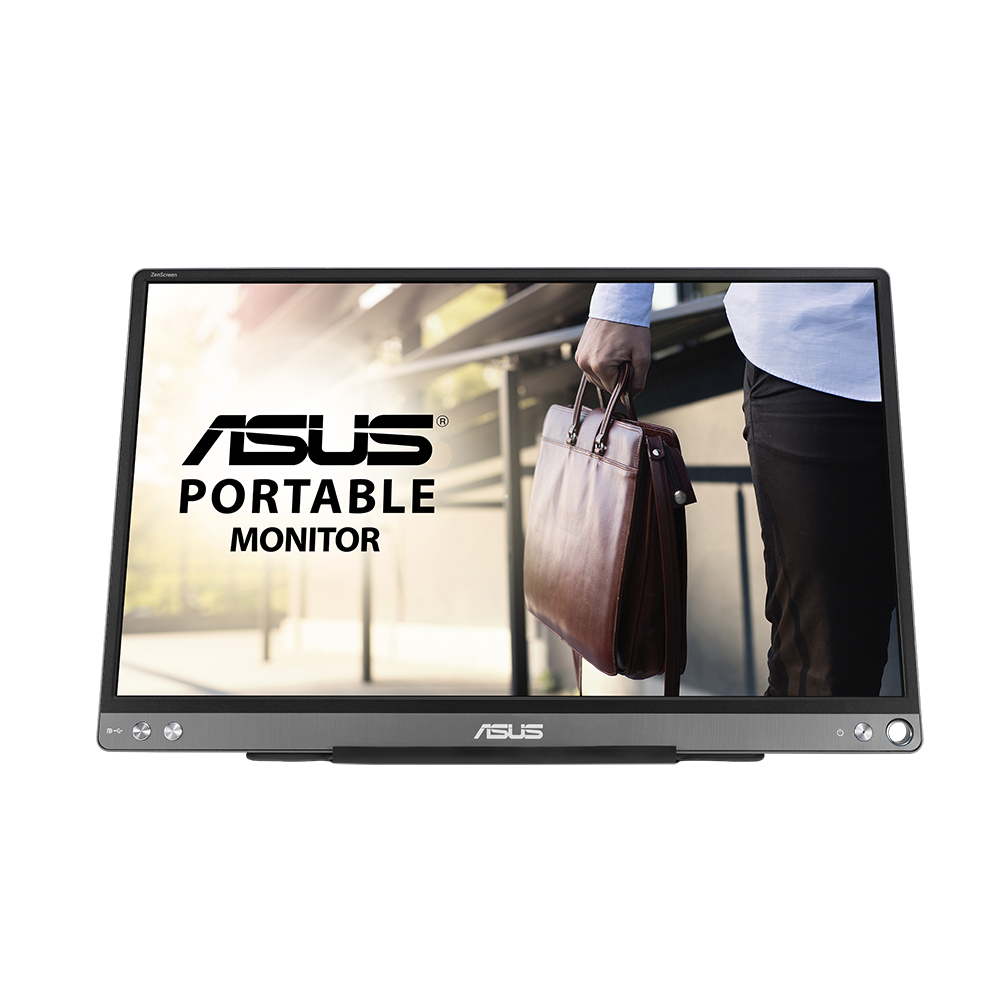 ASUS ZenScreen MB16ACE – Portabler Monitor, 15,6", 1920 × 1080 (Full HD), LED, USB-C, Grau