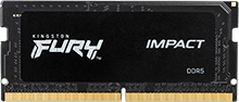 Kingston Technology Kingston FURY Impact – SO-DIMM DDR5 16 GB – 6000 MT/s, CL38, 1,35 V, XMP 3.0, Schwarz