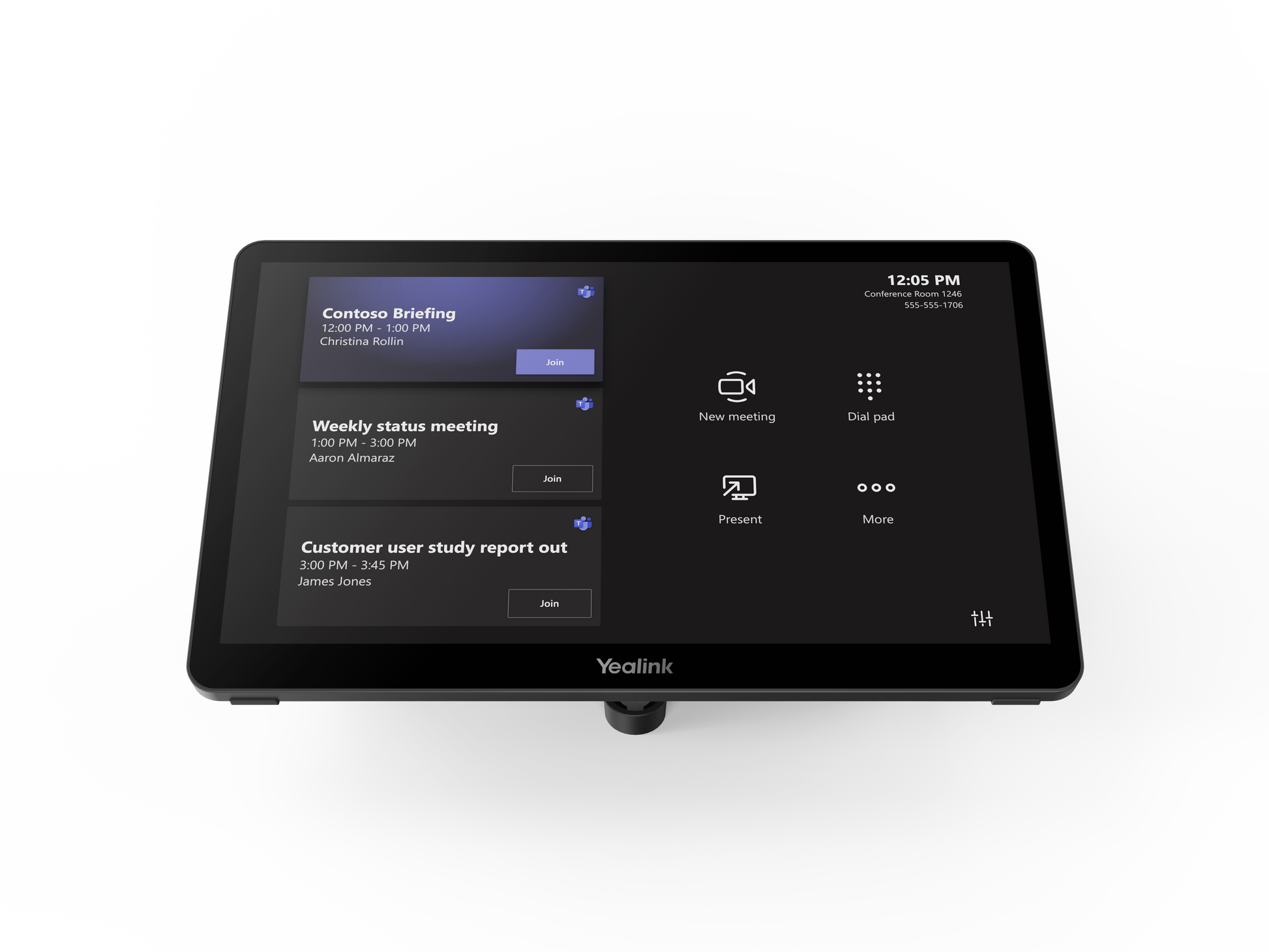 Yealink MTouch Plus – 11,6" Touchpanel – Full HD