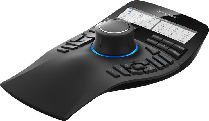 3Dconnexion SpaceMouse Enterprise Kit 2 3D-Maus – kabellos, 2,4 GHz, USB-C, 7'200 dpi, 7 Tasten