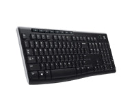 Logitech K270 – Tastatur – 2,4 GHz (Unifying-Empfänger, USB-A) – QWERTY (UK-INT) – Schwarz