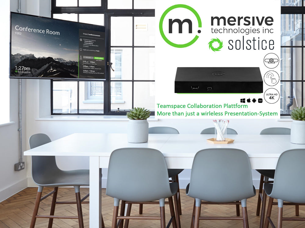 Mersive Technologies Mersive Solstice Pod Gen3 – Drahtloses Präsentationssystem – Unlimited Enterprise, 3 Jahre Subscription