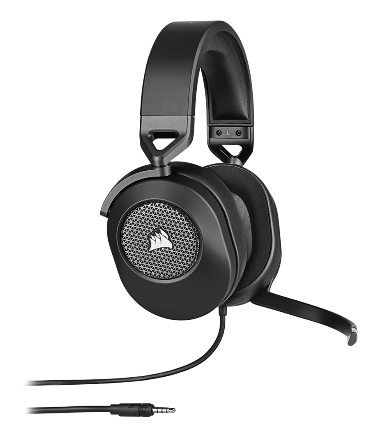 Corsair HS65 Surround Carbon – On-Ear Gaming-Headset – 3,5 mm, abnehmbares Mikrofon